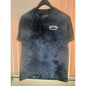 Men’s Death Row Records Ripple Junction Blue Tie Dye Shirt Size Medium